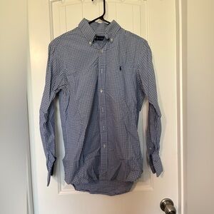 Men's Ralph Lauren Blue Checkered Shirt